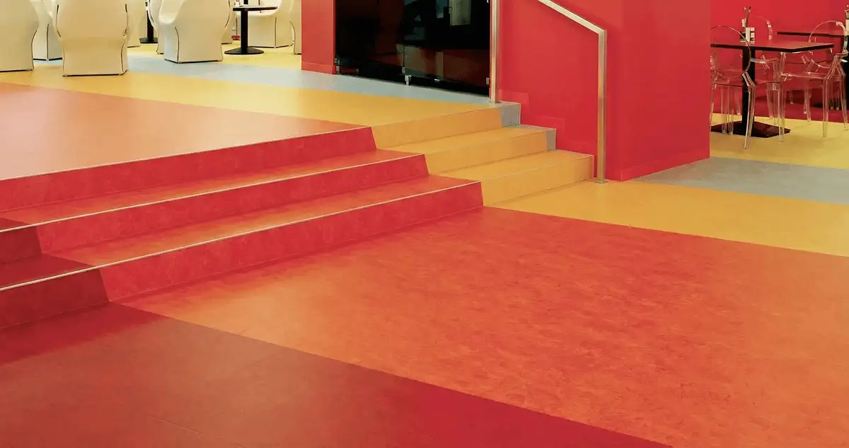 Snack bar with beautiful professionally installed linoleum flooring in San Jose, CA
