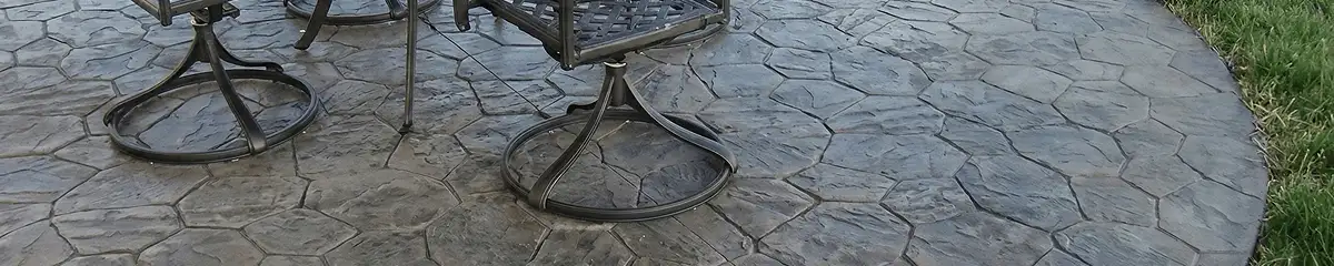 Garden relaxation area with professionally installed stone flooring in San Jose CA