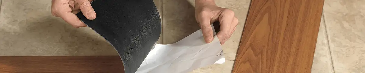 A professional installing vinyl flooring in San Jose, CA